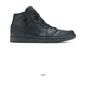 Brand New Nike Air Jordan 1 triple black never worn.